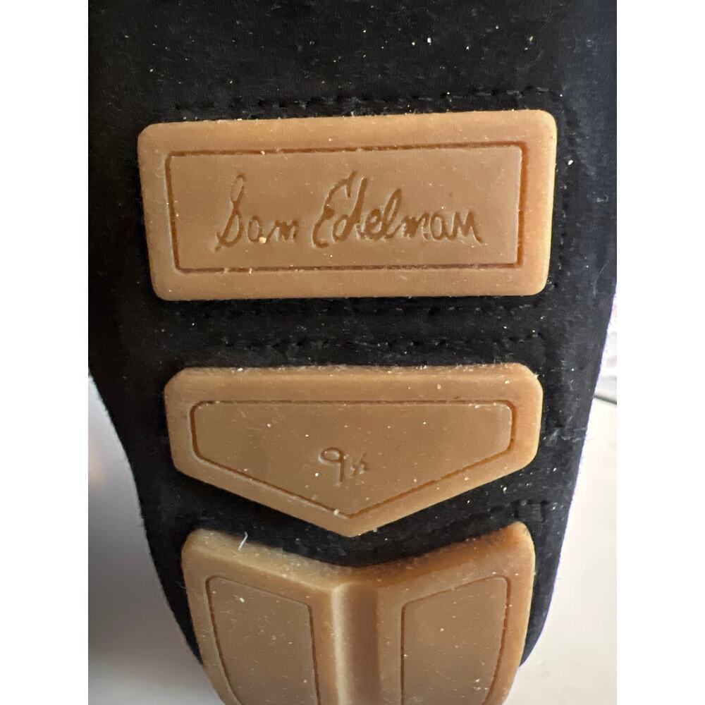 Sam Edelman Loraine Bit Suede Loafers Black size 91/2 - Picture 8 of 9